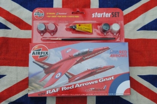 Airfix A55105  Folland/Hawker Siddeley Gnat T.1 RAF Red Arrows Gnat